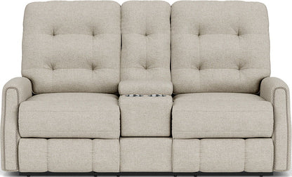 Devon - Reclining Loveseat, Nailhead Trim