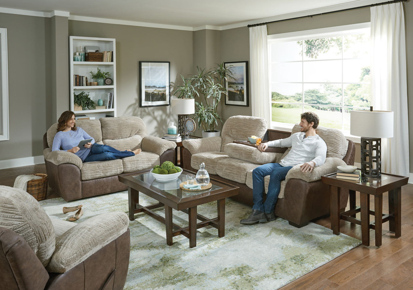 McMahon - Glider Recliner - Bark