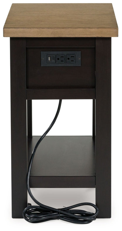 Drazmine - Chair Side End Table - Brown