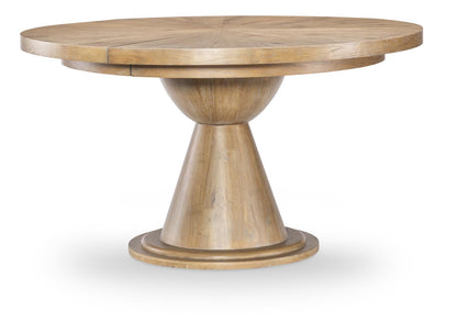 Torrance - Round Dining Table Base - Aged Driftwood