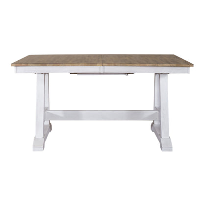 Lindsey Farm - Trestle Table Top - Weathered White