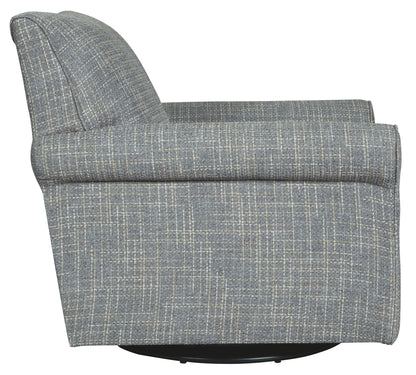 Renley - Swivel Glider Accent Chair - Ash