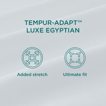 Tempur-Adapt - Tempur-Adapt Luxe Egyptian Cotton Sheets - Graphite