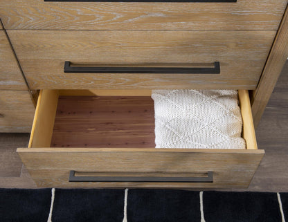 Horizons - 6 Drawers Dresser - Weathered Oak