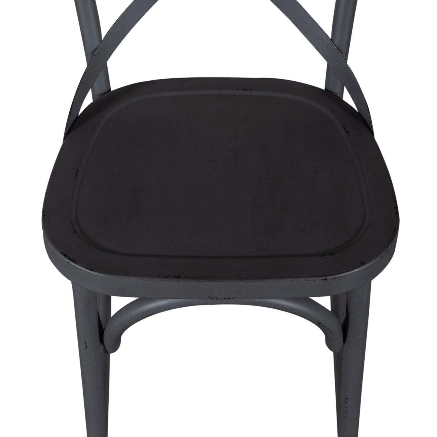Vintage Series - X Back Counter Chair - Gray