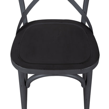 Vintage Series - X Back Counter Chair - Gray