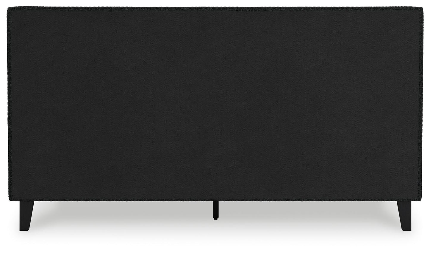 Cadmori - Upholstered Bed With Roll Slats