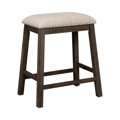 Harrison - Upholstered Console Stool - Espresso