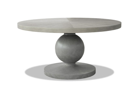 Staycation - Round Table Base - Driftwood