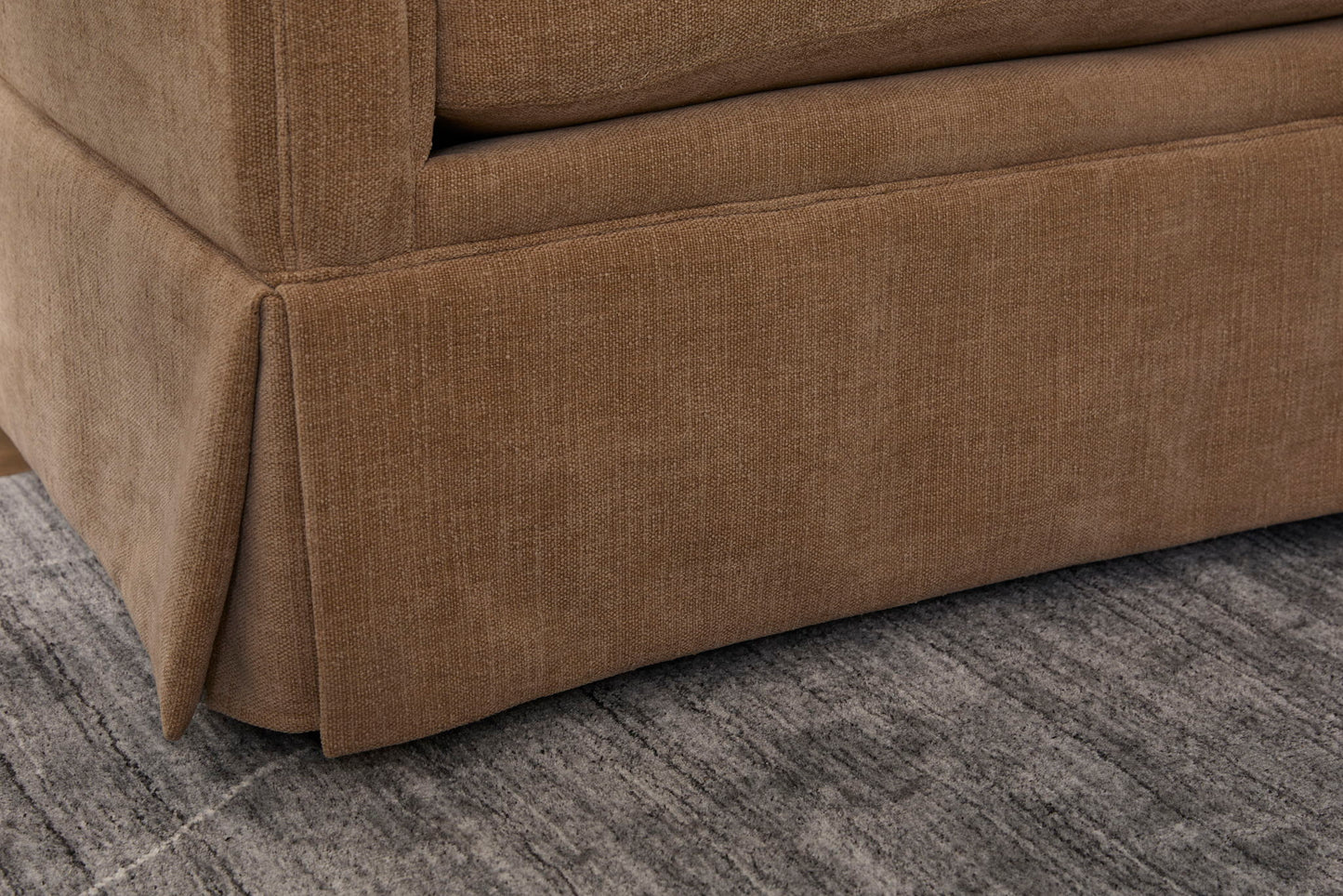 Lottie - Fabric Sofa With Skirt Trim