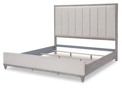 Artesia - Upholstered King Headboard - Smokey Taupe