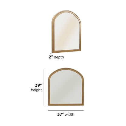 Normandy - Mirror - Light Brown