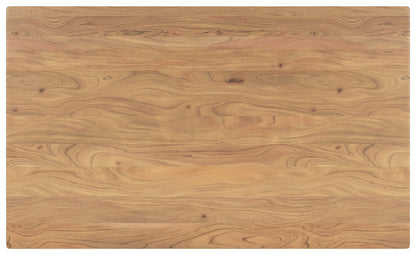 Gretlynn - Rectangular Dining Room Table - Black / Natural