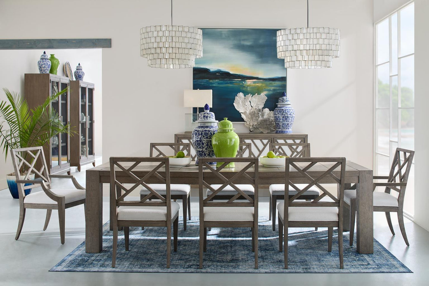 Staycation - Round Table Base - Driftwood