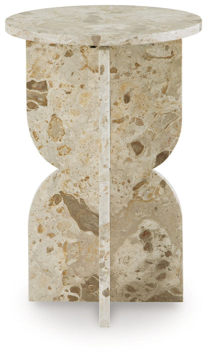 Treygan - Accent Table - Beige
