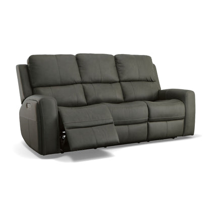 Linden - Power Reclining Sofa With Power Headrests & Lumbar