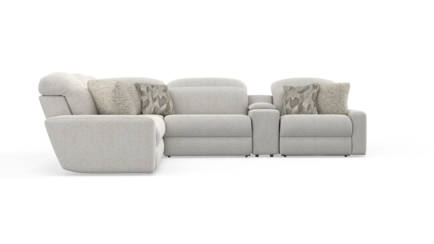 Terrence - Power Adjustable Headrest Power LSF Recliner - Chalk