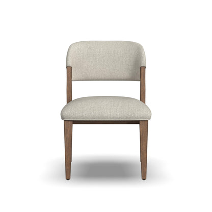 Lyra - Upholstered Barrel Chairs (Set of 2) - Pearl Silver