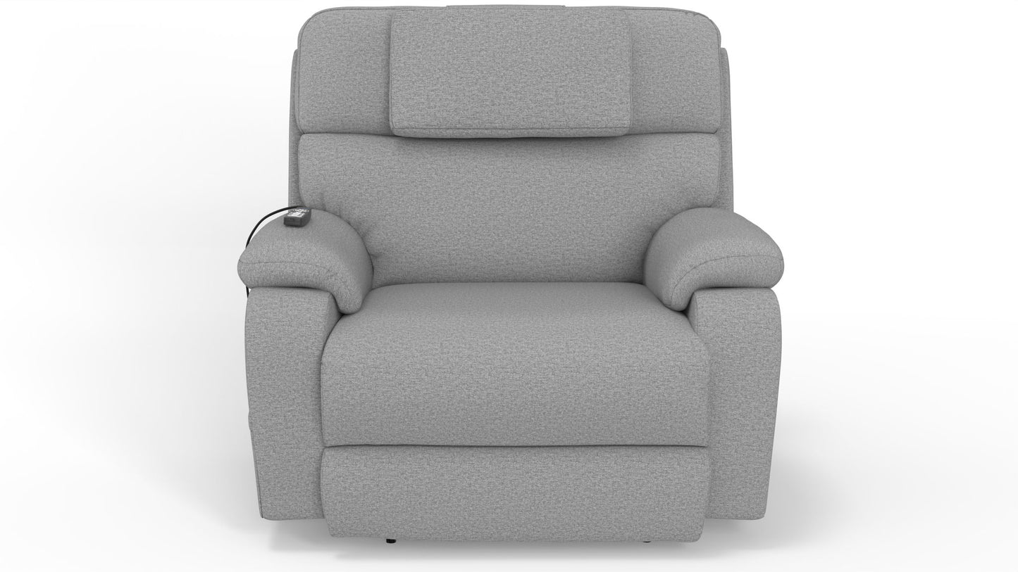 Dreamtime - 48" Power Headrest Power Lay Flat Recliner With CR3 Heat/Massage/Zero Gravity