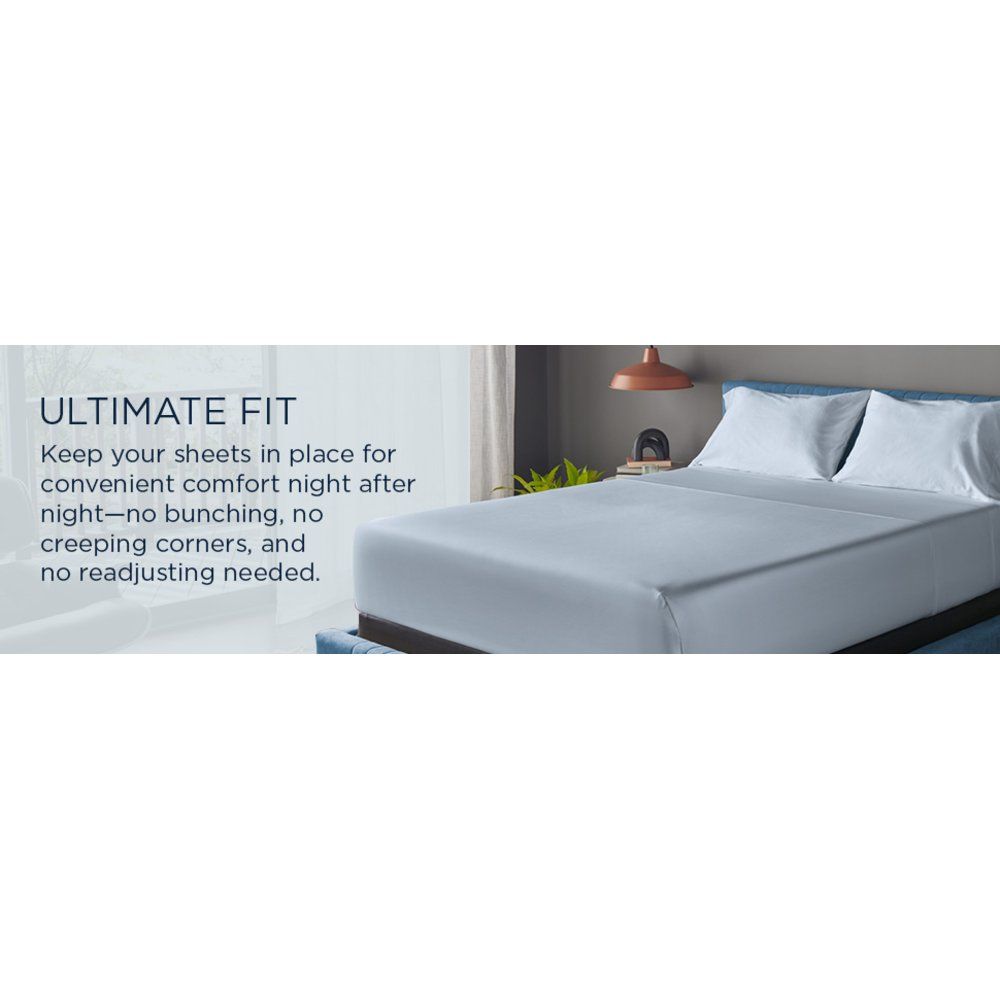 Linens - Tempur Luxe Egyptian Cotton Sheet Set - Cool Gray