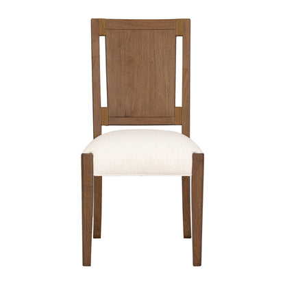Lincoln - Upholstered Dining Chair - Brown / Milk