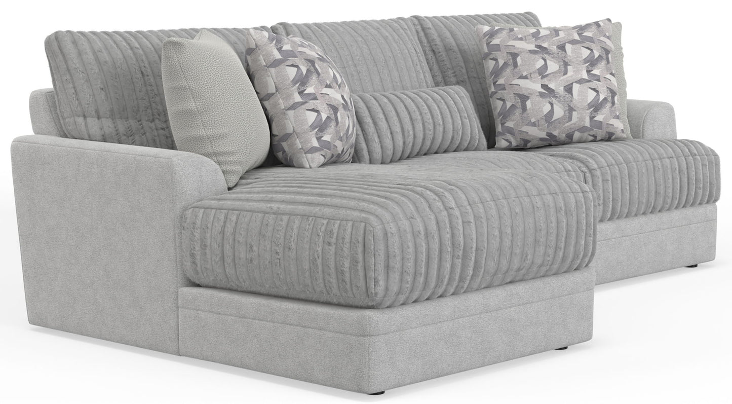 Titan - Sectional With Comfort Coil Seating And Accent Pillows Included