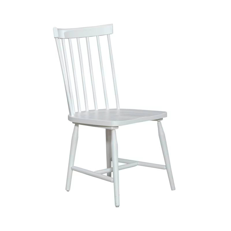 Palmetto Heights - Spindle Back Side Chair - Shell White & Driftwood