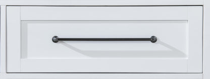 Horizons - 2 Drawers Nightstand - Pure White / Natural Oak