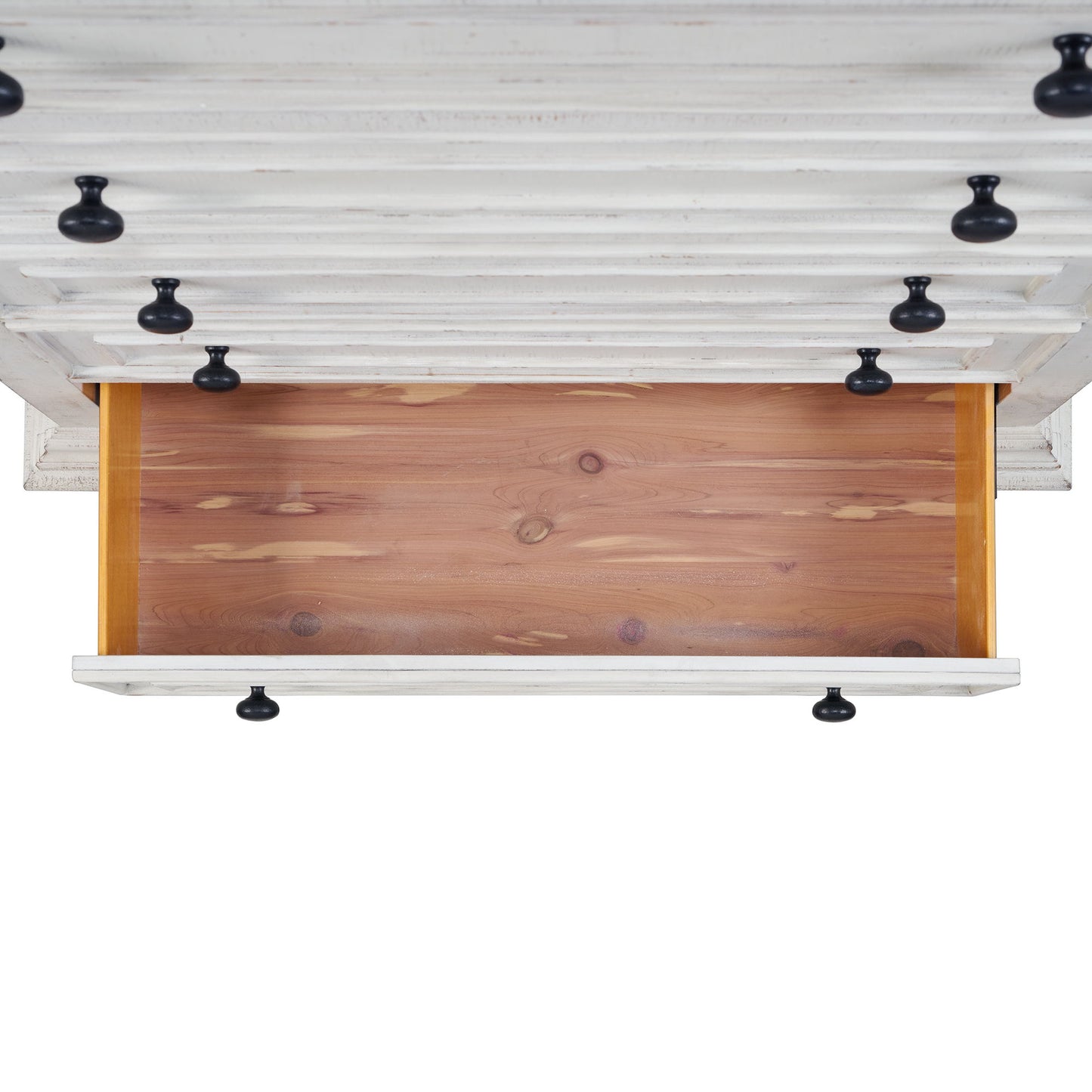 Heather - 5-Drawer Chest - Rustic White