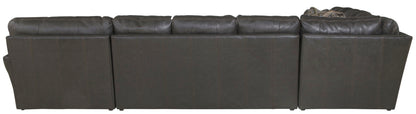 Denali - Italian Leather Match Sectional