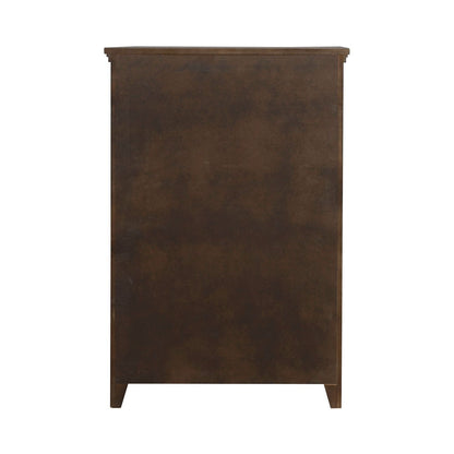 Carolina Park - 5 Drawer Chest - Brown