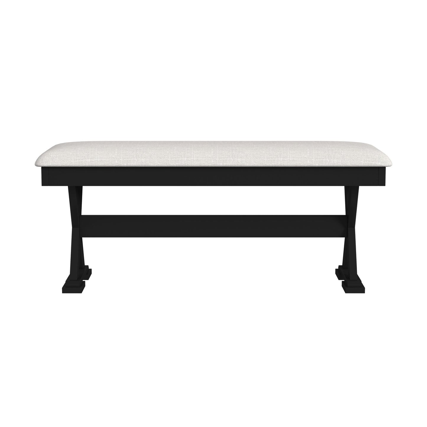 Tulane - 6 Piece Dining Set With Table, 4 Chairs, And Bench - Oak And Black