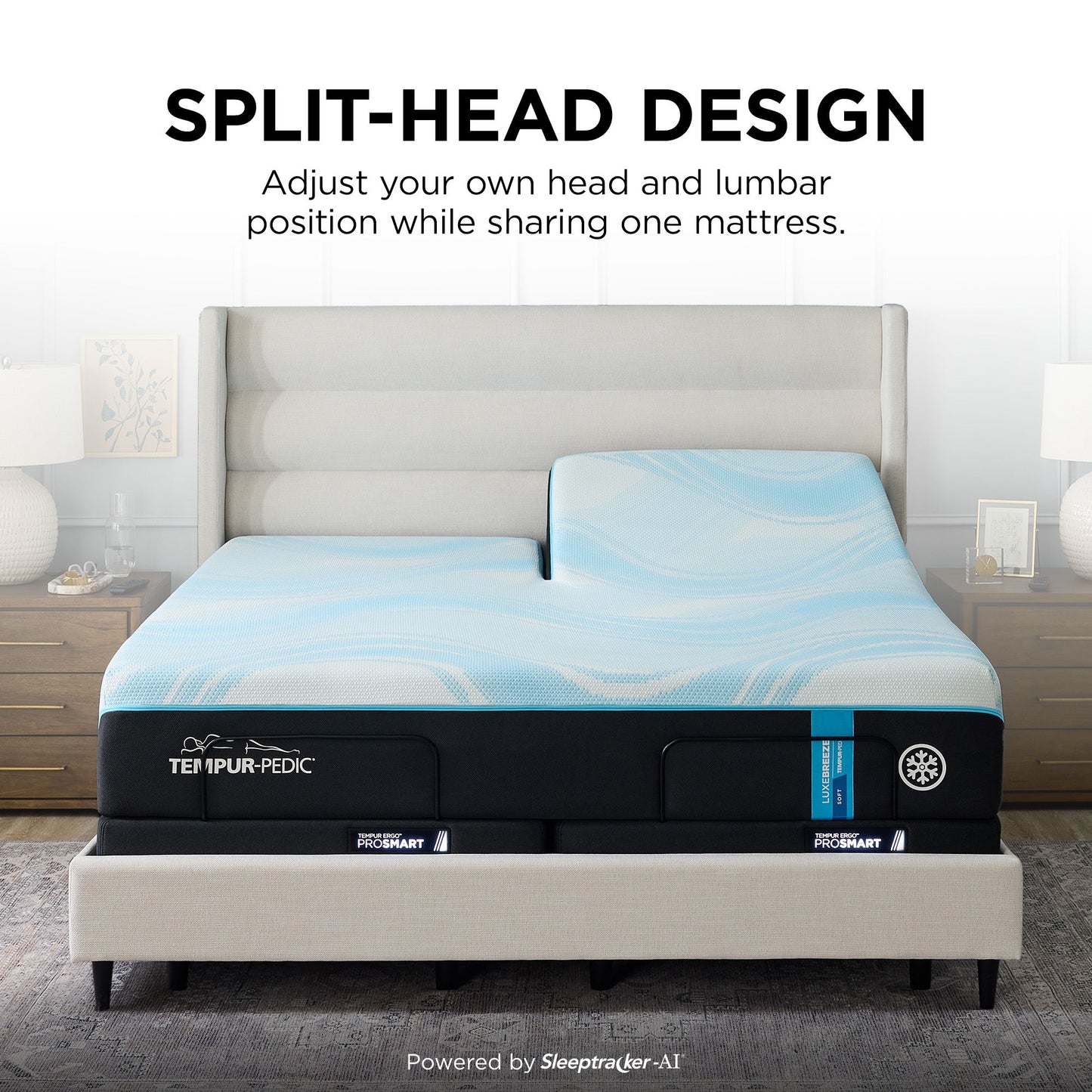 Tempur-Breeze - Soft Mattress - Split Head King