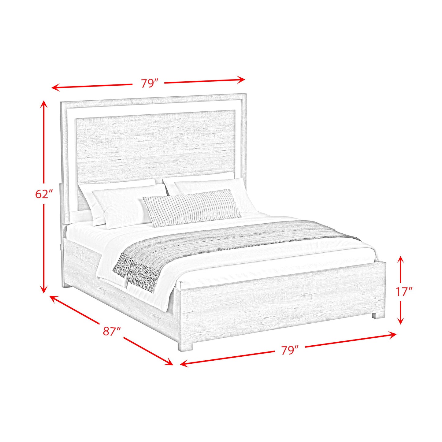 San Matteo - Bedroom Set With LED