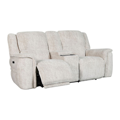 Clayton - Loveseat With Console P3 & ZG - Galactic Parchment