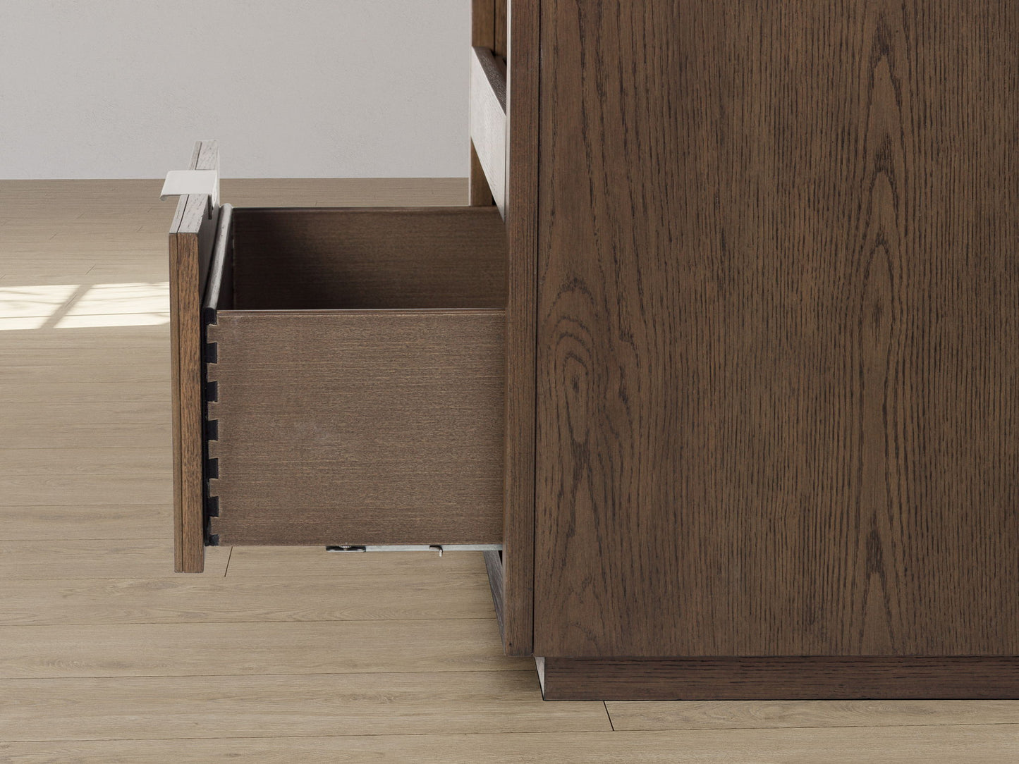 Athens - Open Nightstand - Dark Brown
