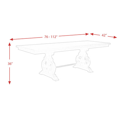 Stone - Counter Height Dining Table - Smokey Walnut