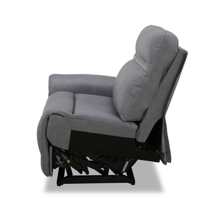 Cooper - L Arm Recliner P3 & ZG - Blue Gray - Gray