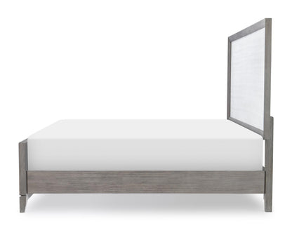 Terra Luna - Panel Headboard - King / California King - White Cloud & Nightfall