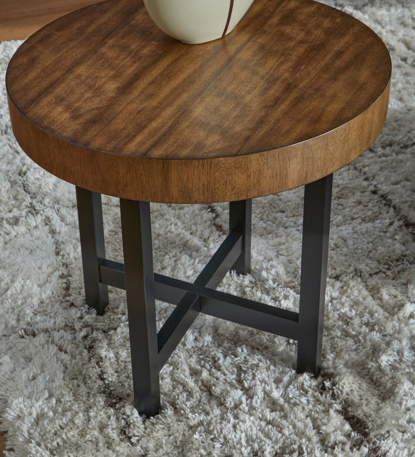 Steenlage - Occasional Table Set (Set of 2) - Brown / Black