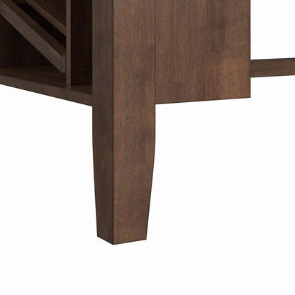 Santa Barbara - Kitchen Island & 2 Counter Stools With Fabric - Walnut / Dark Gray