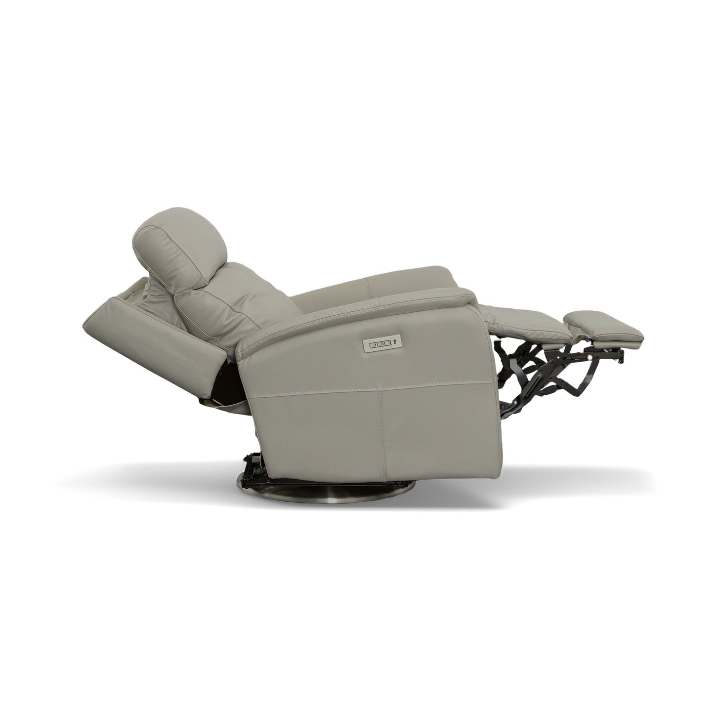 View - Power Swivel Recliner With Power Headrest