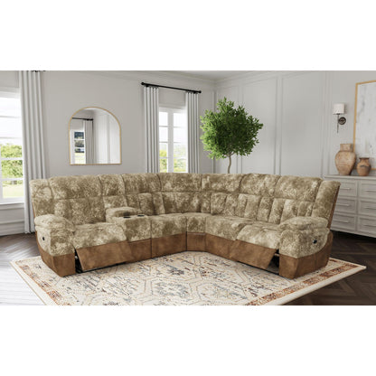 Santorini - LHF Power Motion Recliner - Dillon / Shire Cappuccino
