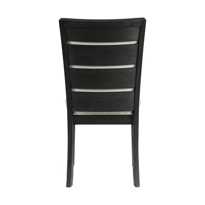 Grady - Dining Slat Back Side Chair (Set of 2) - Black