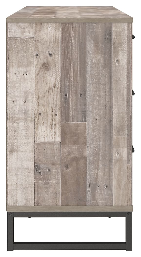 Neilsville - Six Drawer Dresser - Vinyl-Wrapped - Whitewash