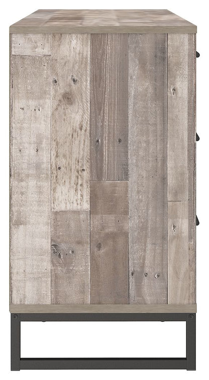 Neilsville - Six Drawer Dresser - Vinyl-Wrapped - Whitewash