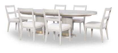 Miramar - Complete Oval Dining Table