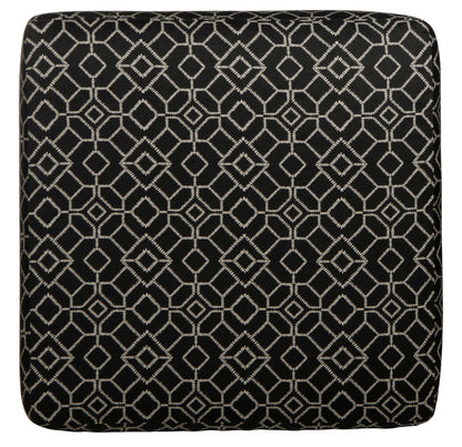 Cumberland - Cocktail Ottoman - Onyx