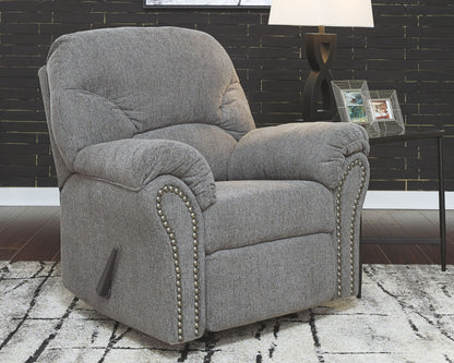 Allmaxx - Rocker Recliner - Pewter