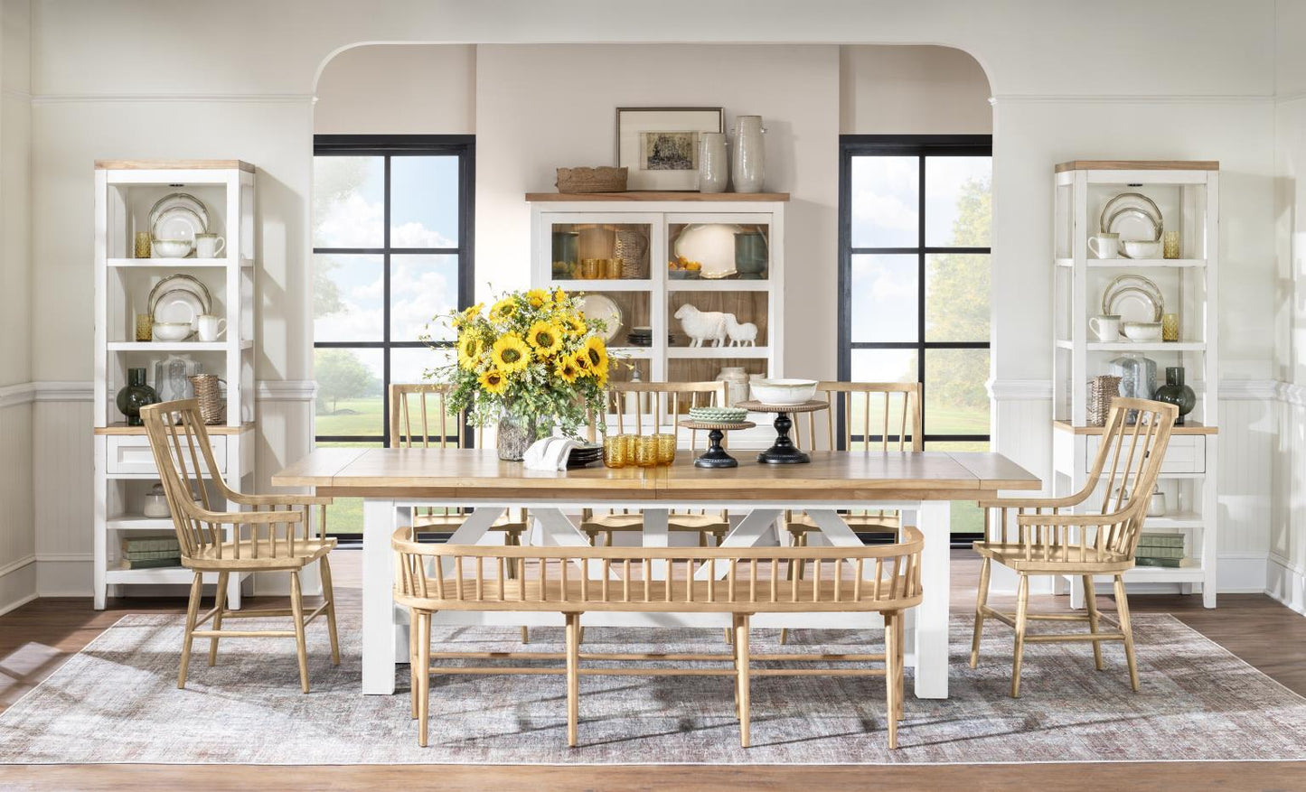 XXX's And OOO's - Counter Height Dining Table - Two Tone